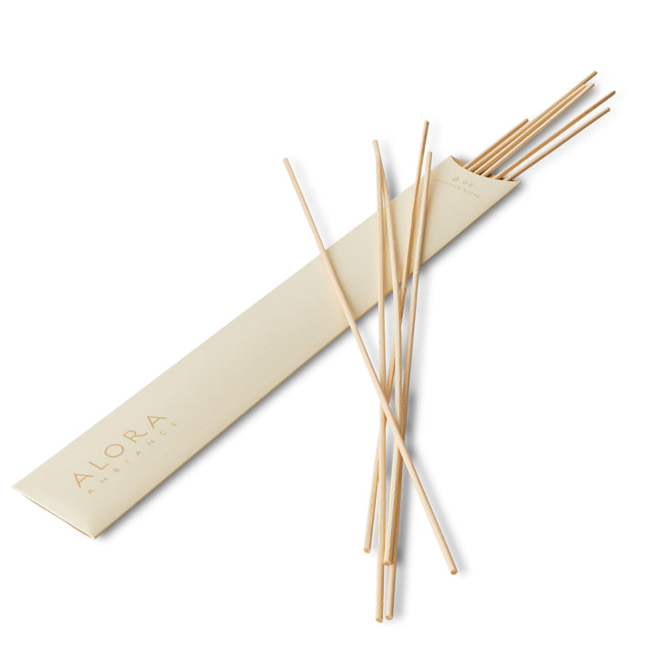 Alora Ambiance packet with a bunch of rattan reeds